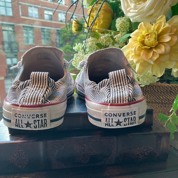 Converse Shorelines Black and White Stripe - Size 9 - Picture 6 of 6